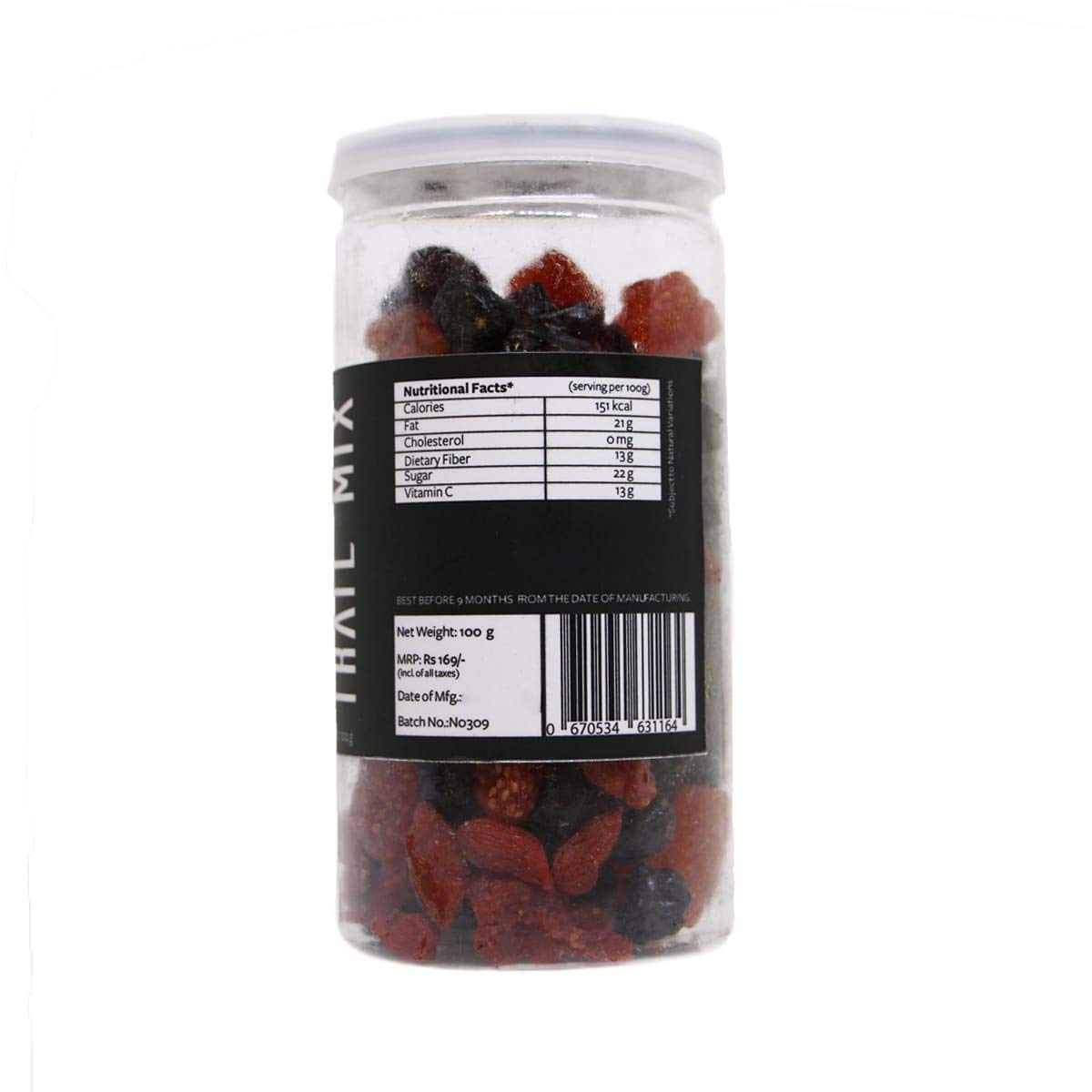 Nutty Yogi Very Berry Antioxidant Trail Mix 100 gm 3