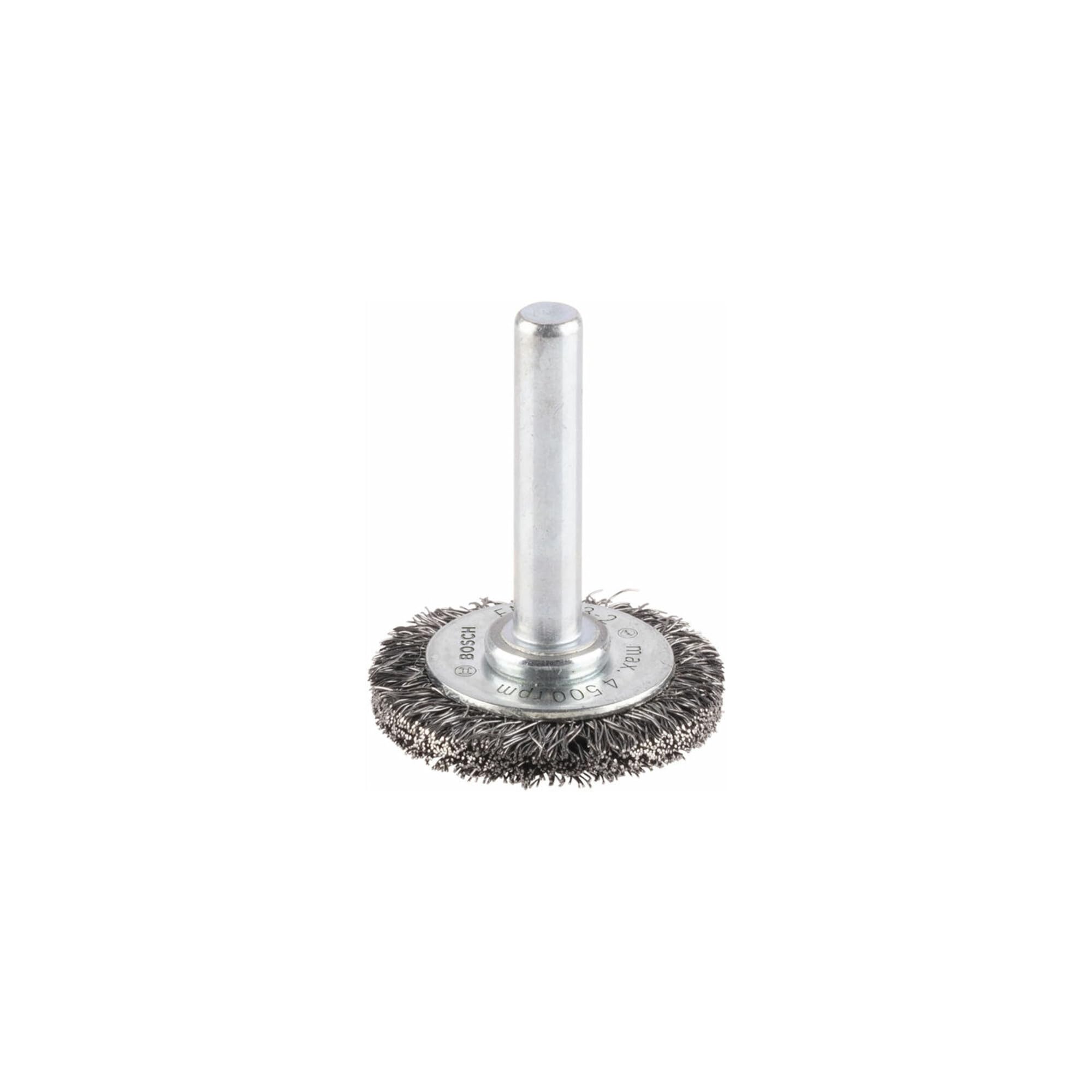 Bosch 1x PRO Steel Longlife Wire Wheel, Crimped Wire for 6 mm Cylindrical Shank and Drill (Ø 30 mm, Professional Accessory Rotary Drill/Drivers)