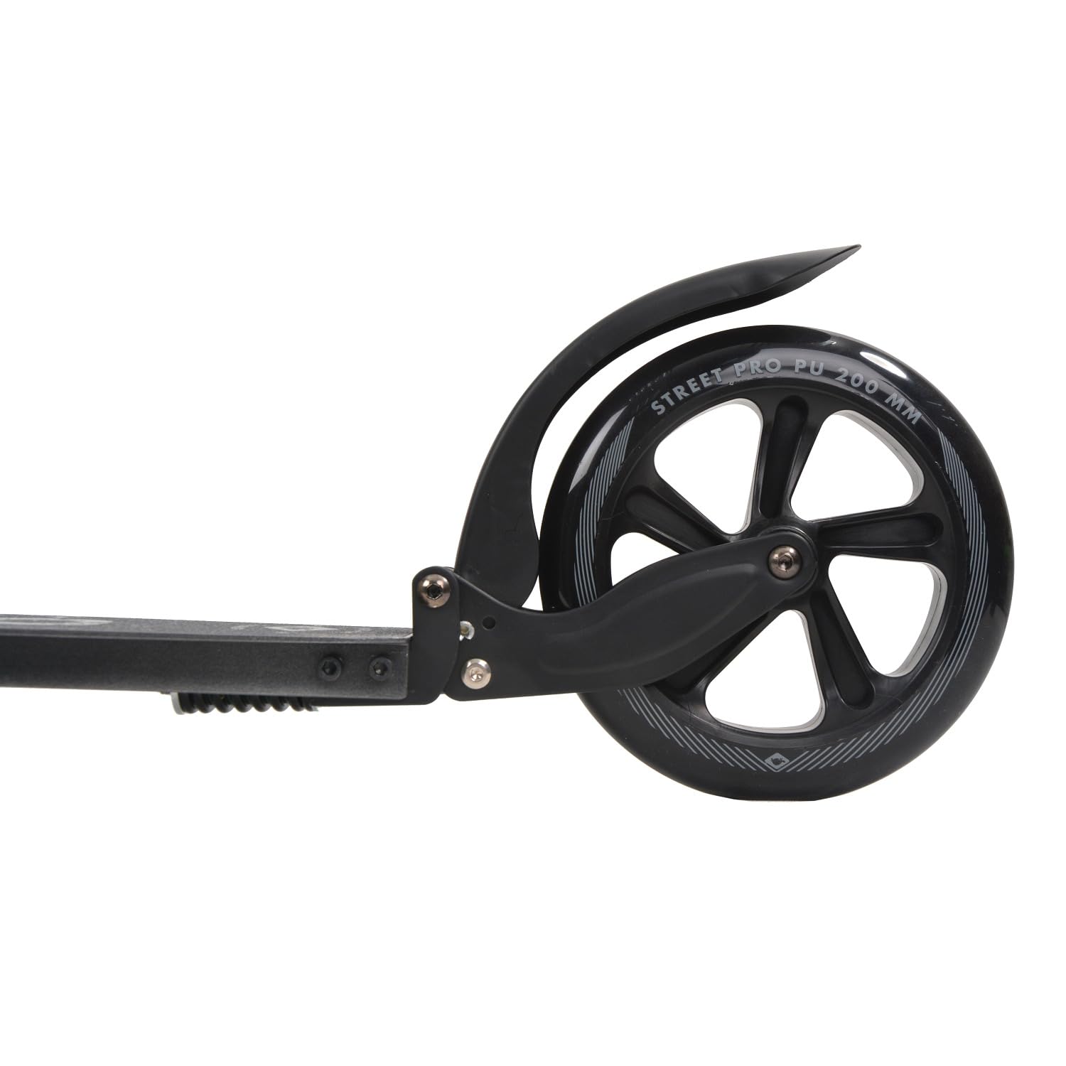 Schildkröt City Scooter Street Pro, wysokiej jakości aluminium, koła 200 mm, bardzo duża taca, składana, duża wygoda jazdy, dla młodzieży i dorosłych, 510020