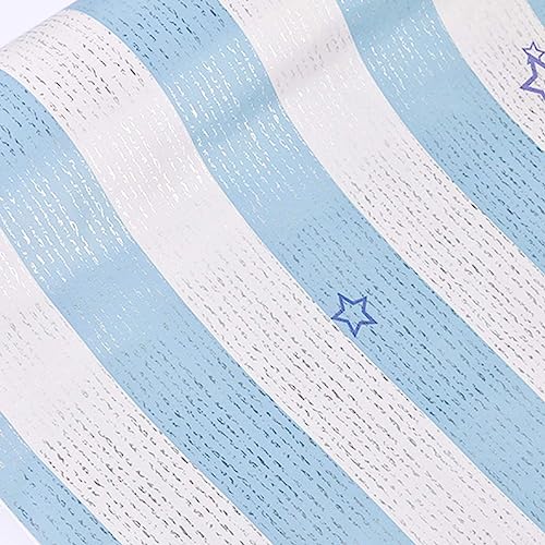 Image of OREN EMPOWER- create your choices PVC DIY Mixture of Blue & White Stripes Wallpaper, 45x330cm