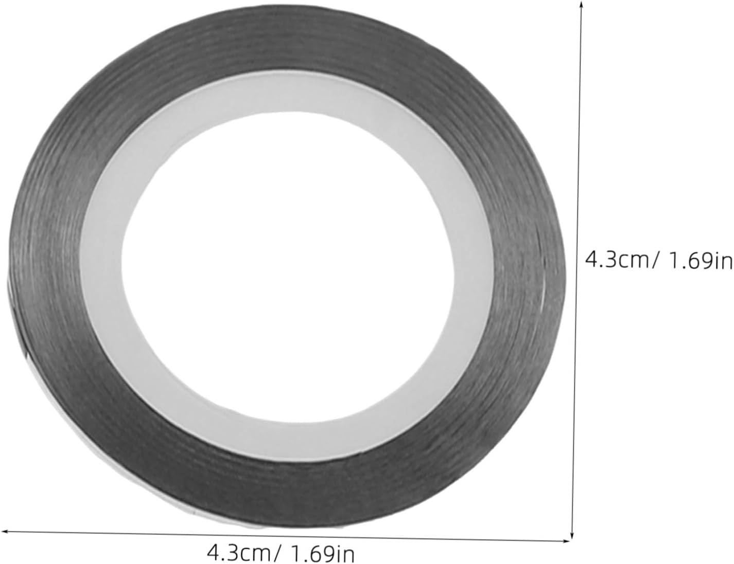 Silver Nail Line Tape Strips 20pcs for Precise Matte Designs