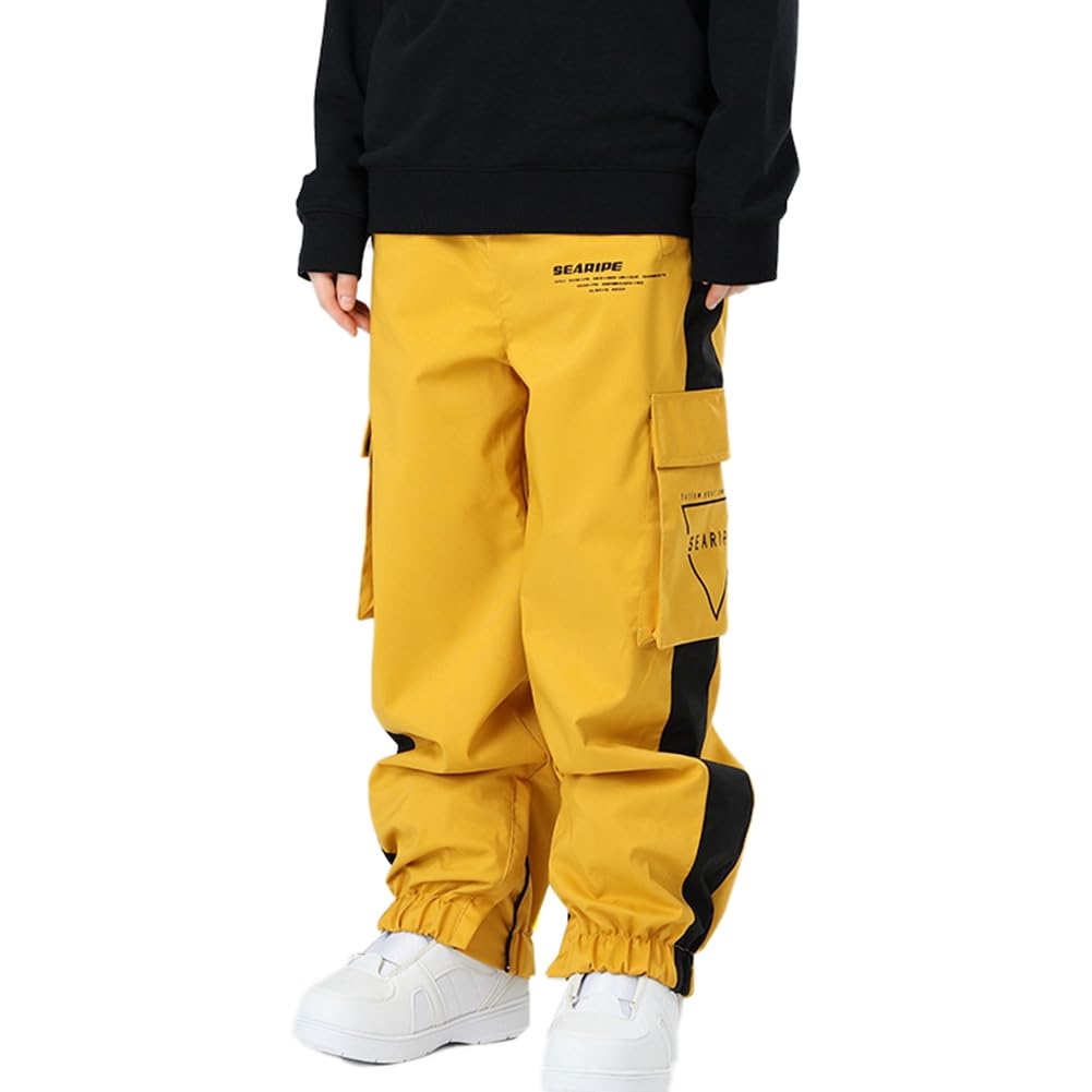Pantalones de esquí para mujer HOUZONIY impermeables softshell snowboard