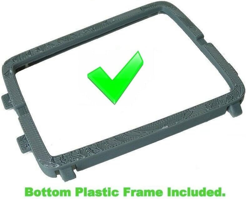 Ltd Compatible with Shift Boot + Plastic Bottom Frame for Volvo S60 2010-2018 Leather Orange Stitching