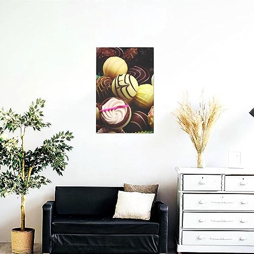 Toile impression de sucre couleur design deco murale bureau