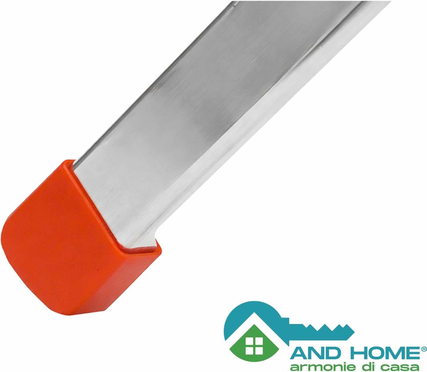 Scala Alluminio 8 Gradini - PIATTAFORMA ANTISCIVOLO - Conforme EN131 - Portata 150kg - Scala Pieghevole con Pedana in Acciaio e Blocco Sicurezza Antiapertura - Per Lavori Domestici e Fai da Te.