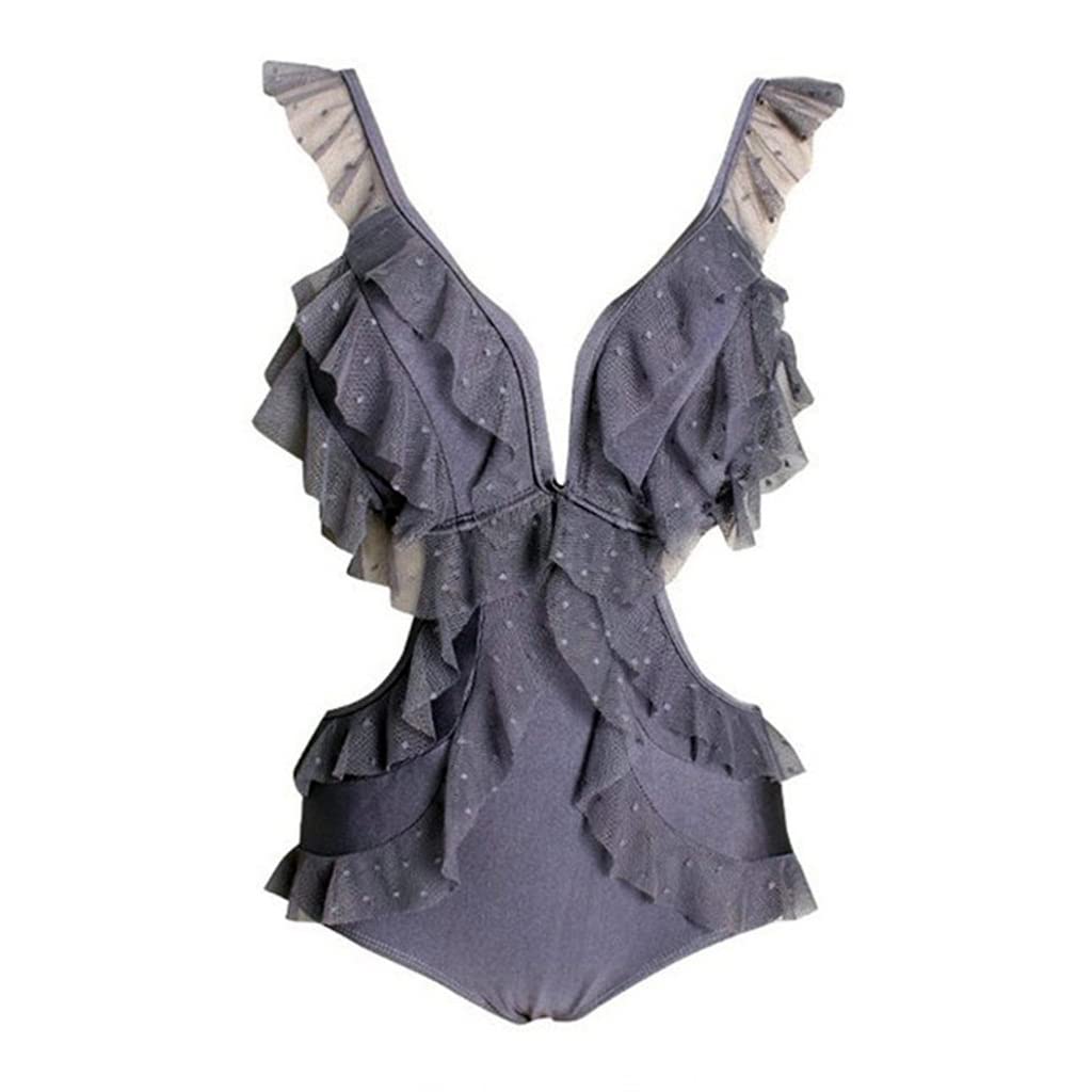 Maillot de bain 1 pièce couvrant le ventre et dos décolleté - 6