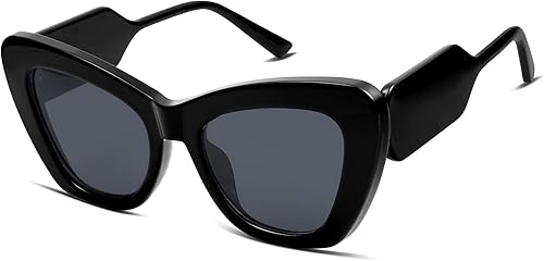 Miniatura 2 de HERJOUR Gafas de sol de gran tamaño de ojo de gato para mujer, moda grande, ojo de gato para mujer, gafas de sol AR82149