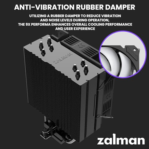 Zalman 9X Plus High Performance ARGB CPU Cooler, 220W TDP, AM5/LGA1851 - image 5
