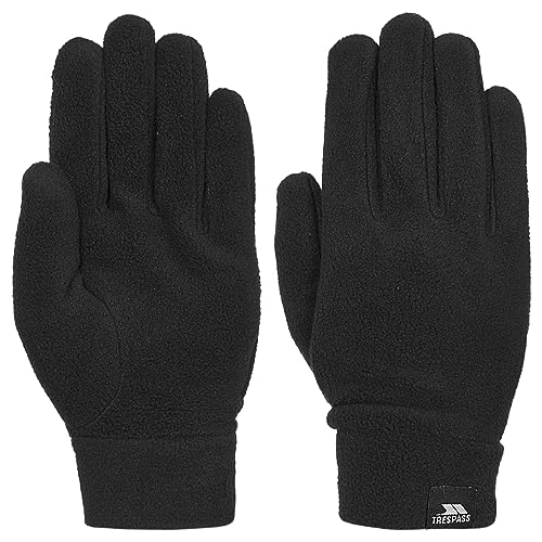 Trespass Gaunt II – Guanti in Pile, Uomo, GAUNT II, Black, L