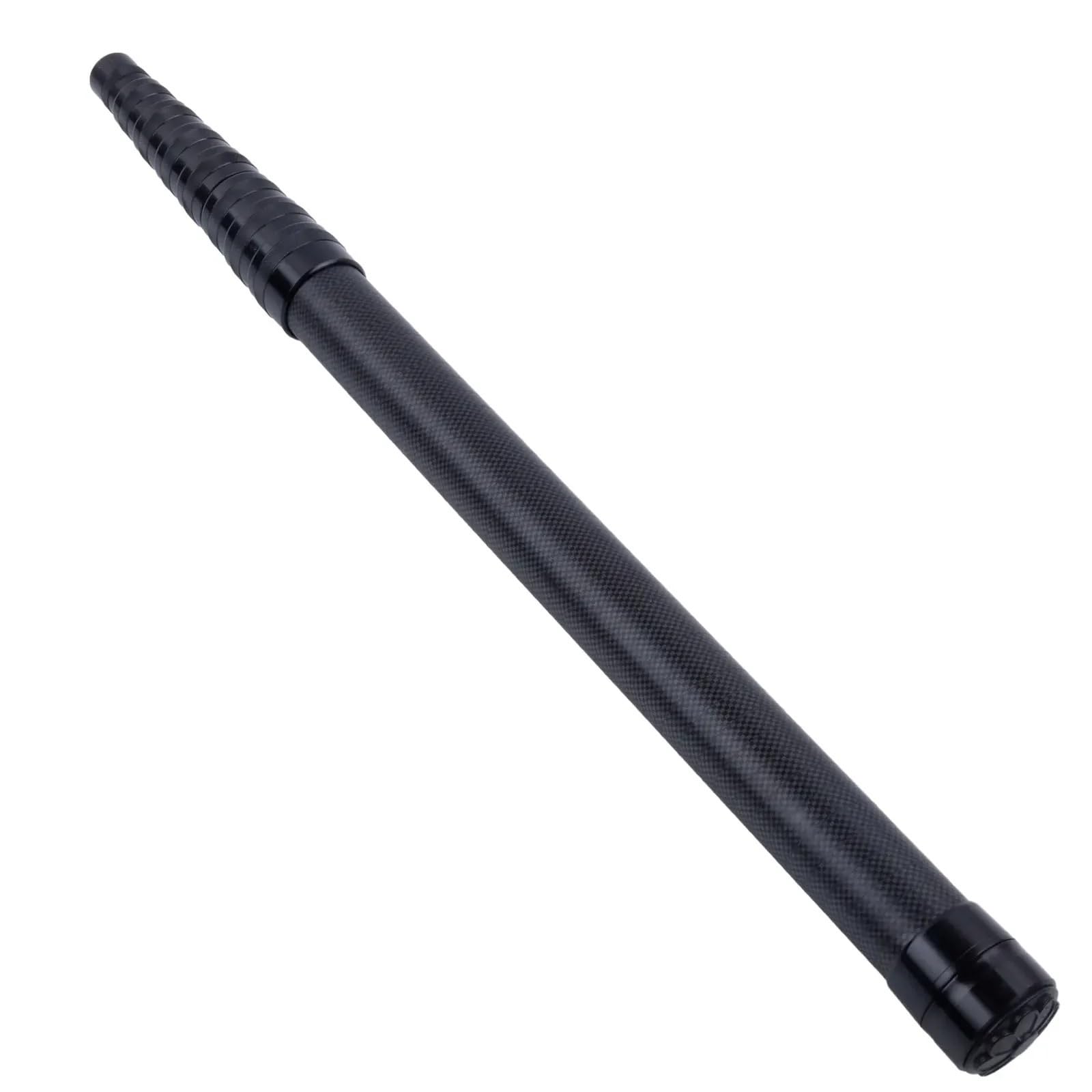 Teleskopangel 1pc Carbon Fiber Folding Teleskop Karpfen Angeln Kescher Tragbare Fisch Form Griff Angelgerät Zubehör(3.0m)