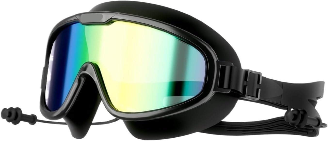 Compatible For Swim Eyewear Female Swimming Goggles Electroplate Glasses Anti Fog Protection Adjustable Adult Men