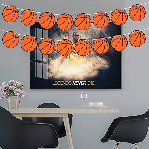 3Pcs Basketball Party Supplies Party Banners - Sports Basketball Game Party Decorations - Basketball Baby Shower/Birthday Party Garland Wall Decorations Photo Props #TOP4