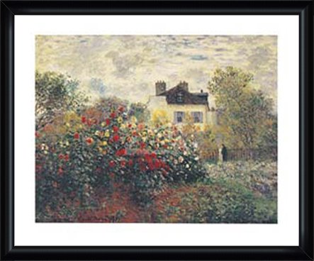 Amazon.co.jp: ポスター クロード モネ アルジャントゥイユのモネの家