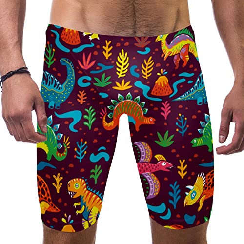 Bañador de natación de dinosaurio rojo para disfrutar de la piscina este verano