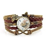 osterhas weisch du was hören  QWKLNRA 12 Sternbild Armband Multilayer Vintage Punk Stil Verstellbar Unisex Armbänder, Osterhase Muster Mehrfarbige Armband, Armreif Hand Kette Manschette Schmuck Geschenke, Für Männer Frauen P