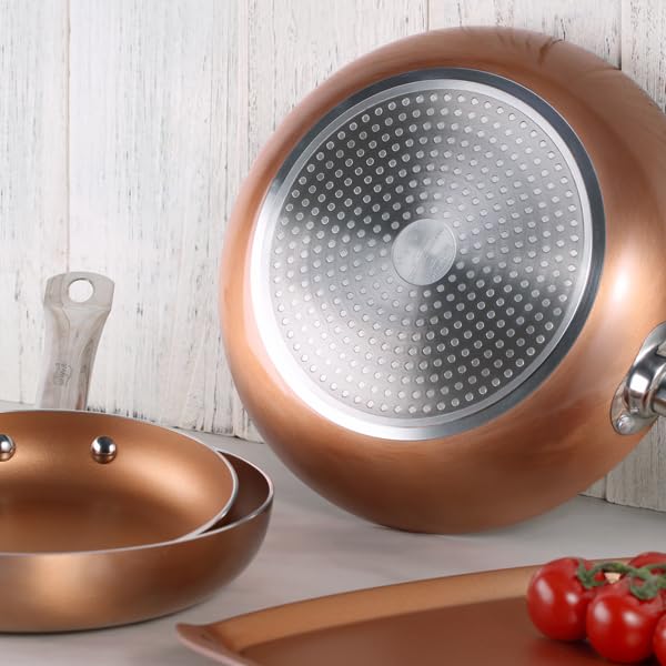 Imagen de Bergner Q2410 - Set 3 sartenes Professional Chef Copper plus