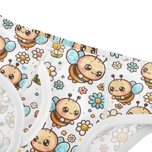 Cute Cartoon Little Bee Boys' Underwear 100% Cotton Boys' Briefs Soft Toddler Underwear4
