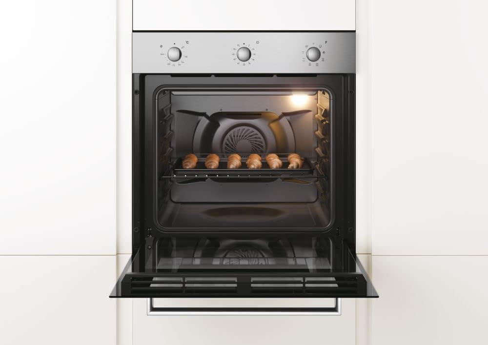 CANDY FCP602X Forno Elettrico da Incasso Ventilato, Capacità 65 Litri, Funzione Grill e Pizza, 8 Programmi, 59.5x59.5x56.8, Acciaio Inossidabile e Vetro,Nero, Classe A+ CANDY FCP602X Forno Elettrico da Incasso Ventilato, Capacità 65 Litri, Funzione Grill e Pizza, 8 Programmi, 59.5x59.5x56.8, Acciaio Inossidabile e Vetro,Nero, Classe A+