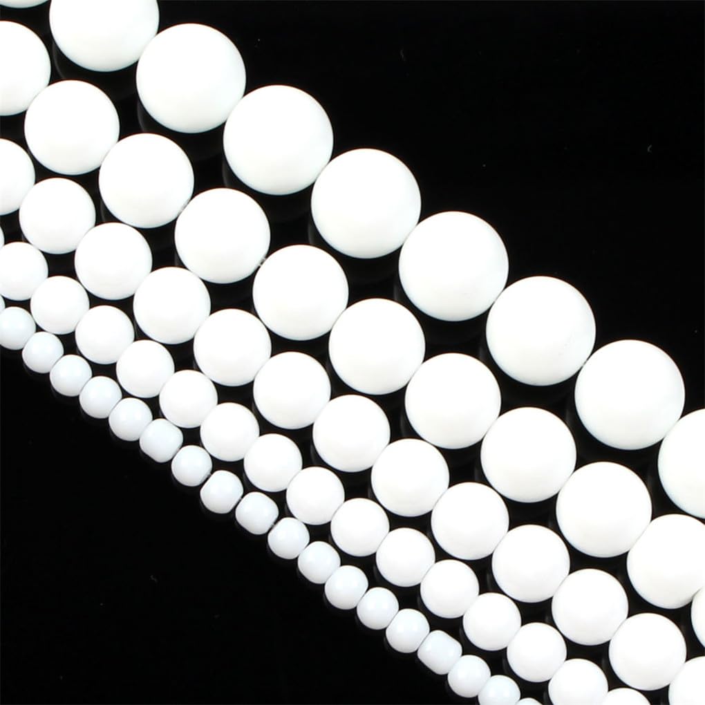 Perles de porcelaine blanche Hamthuit pour créer vos accessoires de mode