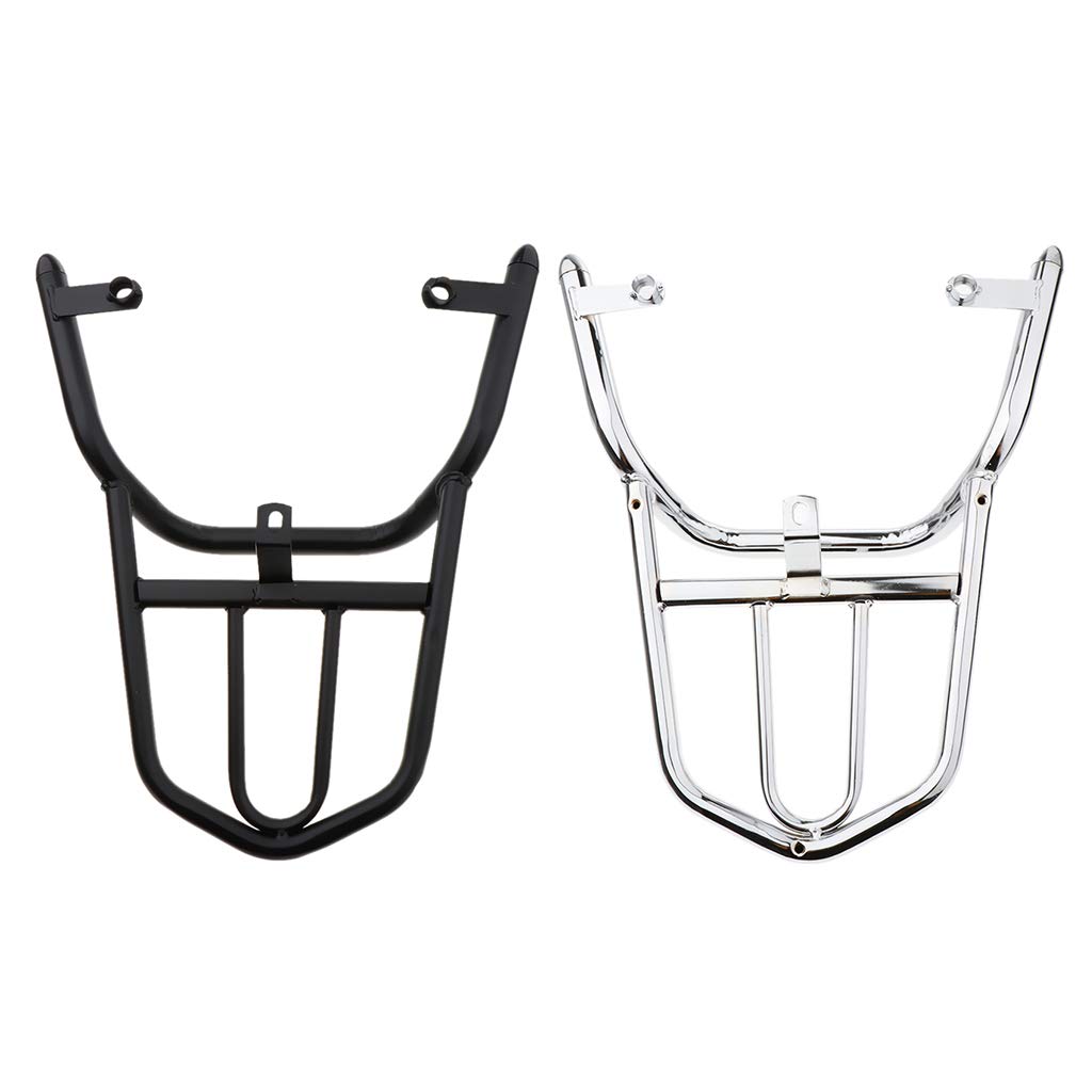 gazechimp Support De Support De Support De Porte-Bagage Arrière pour Scooter Yamaha, Argent/Noir - Noir