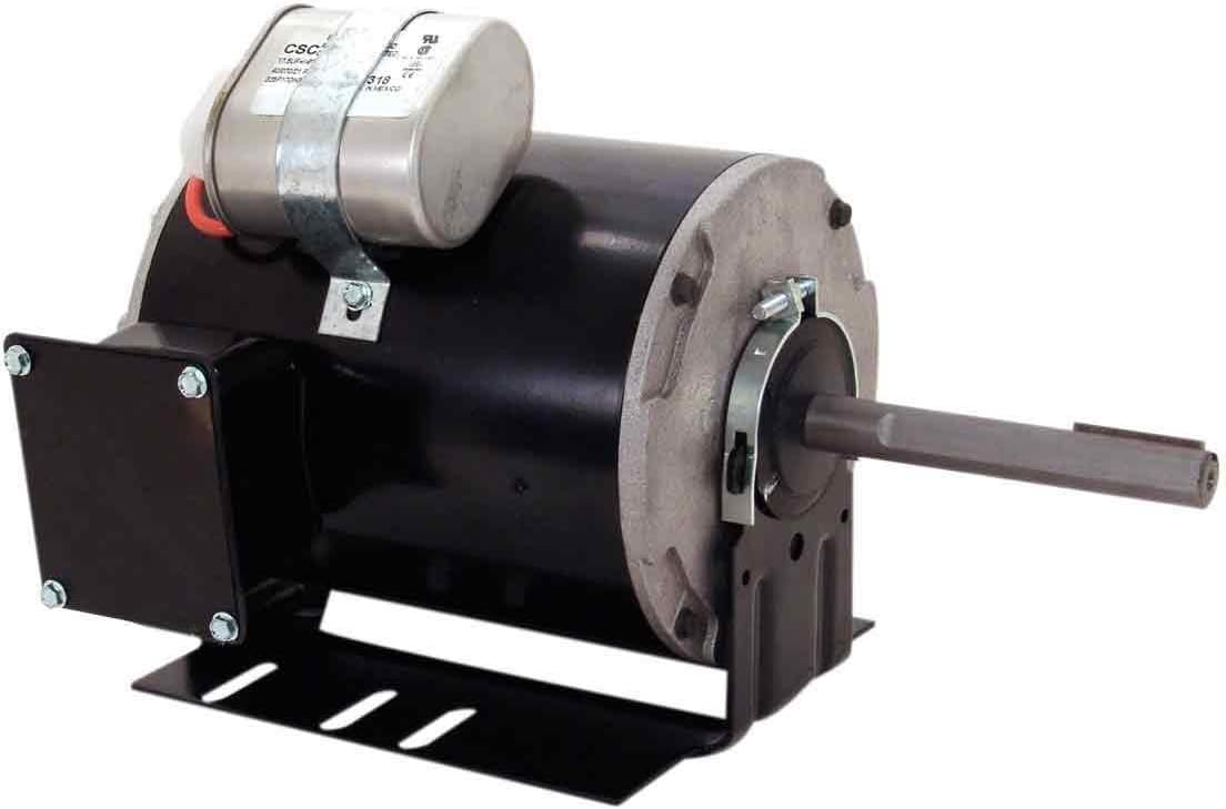 AO Smith FB1076 6-1/2-Inch Frame Diameter 3/4 HP 1075 RPM 208-230 460-Volt 6-Amp Ball Bearing Condenser