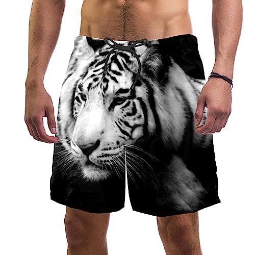 Short de plage à séchage rapide VERED maillot de bain tigre homme