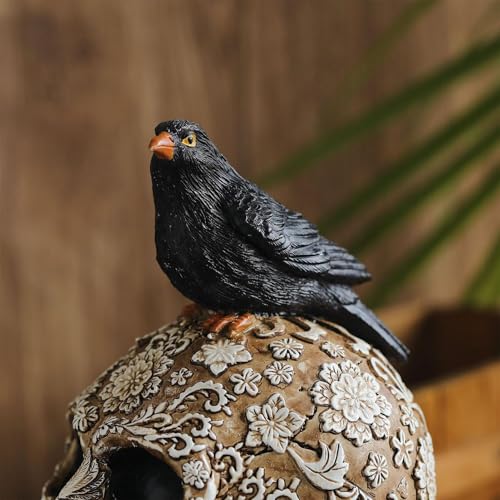 Crâne de corbeau gothique le cadeau idéal pour fan de squelettes - 4