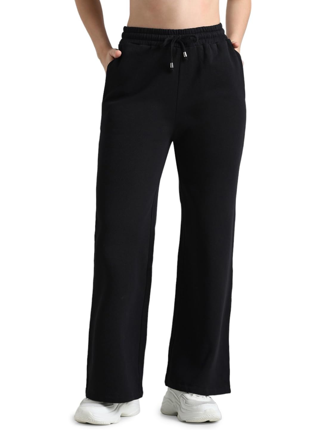 only Women's Straight Fit Mid Rise Track Pant-picture-16
