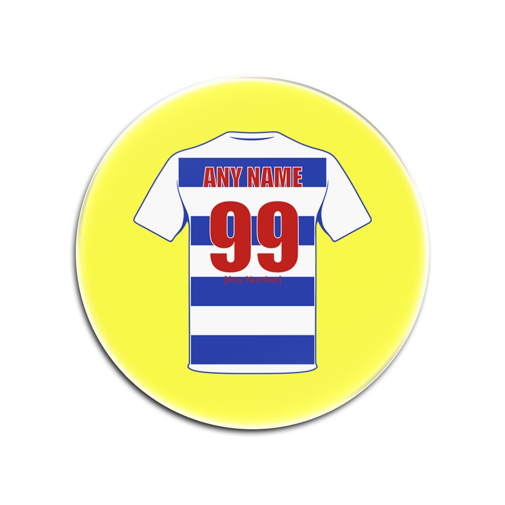 Sous-verres ronds Queen Park Rangers en verre : finissez-en avec les taches de verre