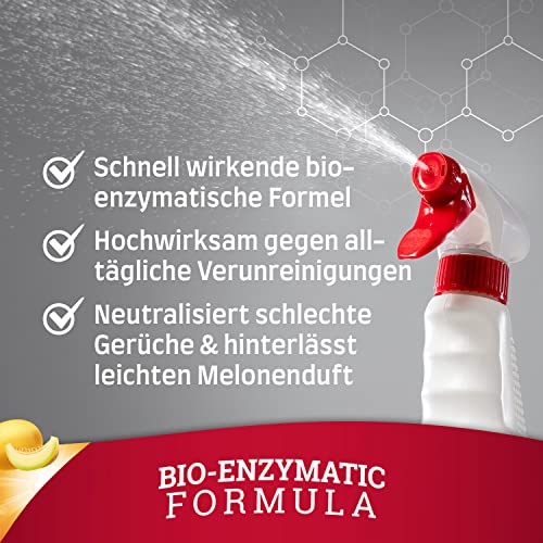 Nature’s Miracle Flecken- & Geruchsentferner Hund - Enzymreiniger für die einfache Beseitigung von Verschmutzungen, Geruchsneutralisierer mit Melonenduft, 946 ml