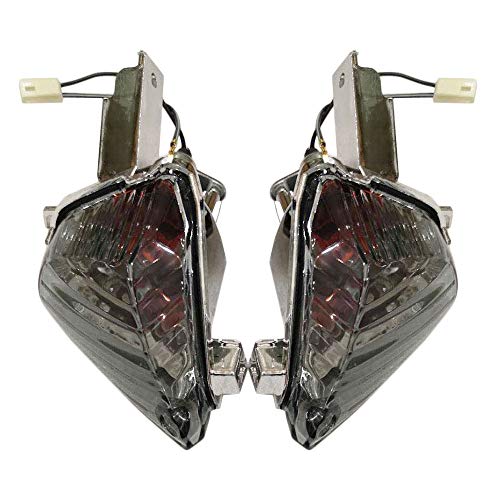 ZXMOTO Rear Turn Signal Light for 2008 2009 Suzuki GSXR 600 750 K8,GSXR 1000 K7 2007-2008 Smoked Lens