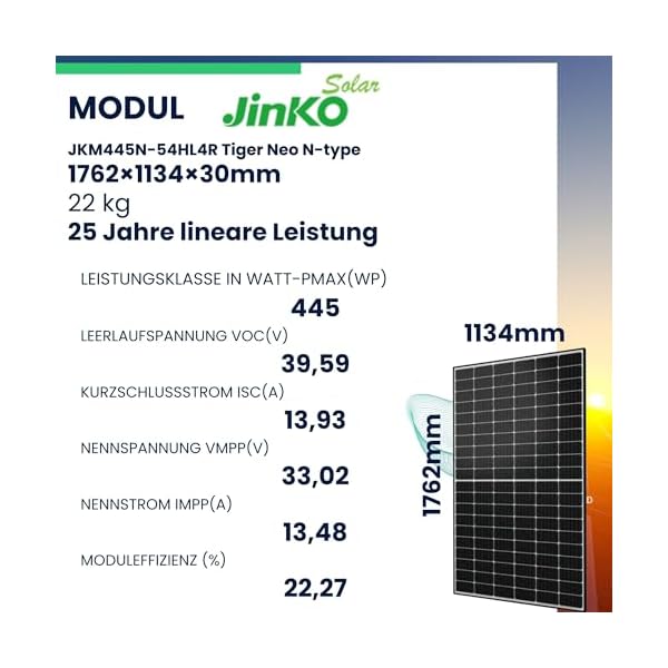 Balkon Solaranlage 800w komplett - Balkonkraftwerk Set mit 2x Solarpanel 445w Black Frame I Hoymiles HMS-800w-2tI 3m Schuko I Balkonkraftwerk 800 Watt I Photovoltaik Komplettanlage – Bild 8