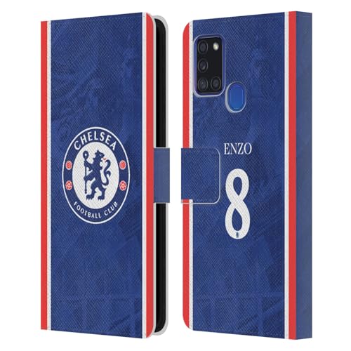 Coque Chelsea FC Enzo Fernández en cuir pour Samsung Galaxy A21s