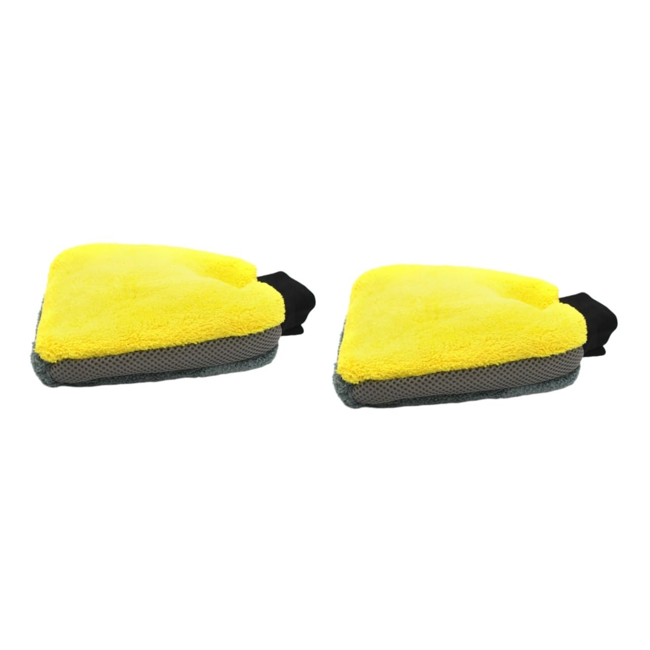 GLEAVI 2piezas Guantes De Lavado De Autos Impermeables De Microfibra Doble Cara Diseño Práctico para Limpieza De Vehículos y Superficies Delicadas Guantes De Lavado para Hogar y