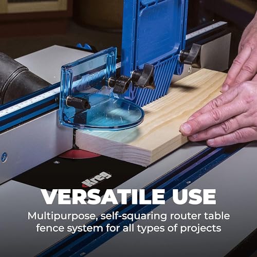 Image of Kreg PRS1045 Precision Router Table System - Self-Squaring Fence System - Sits on Precision Router Table Top - Carpentry Tools & Accessories