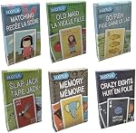 Hoyle 6 in 1 Fun Pack Kids Playing Cards Games Go Fish Crazy 8s Old Maid Slapjack