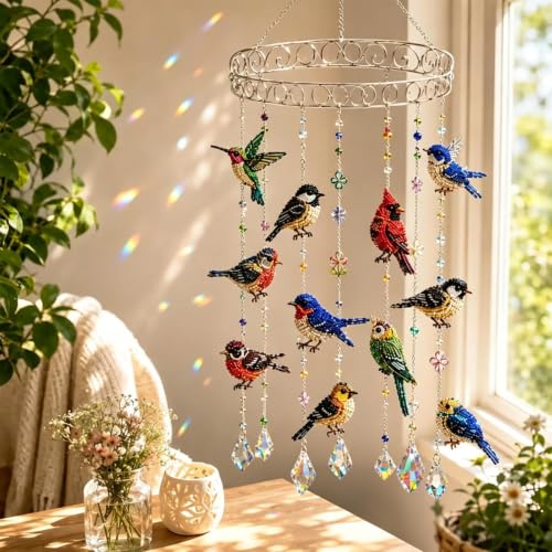 Kit para hacer abalorios de colibrí para decorar las ventanas de tu salón 4