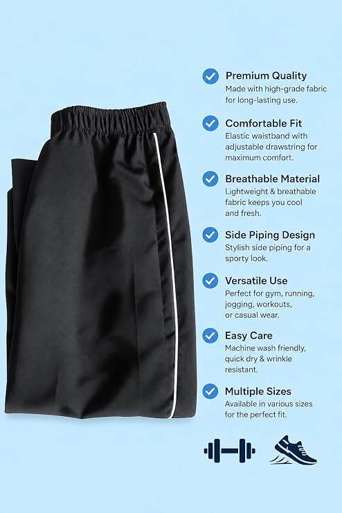 Image of Light Fit Straight Fit Track Pant for Men | Lower for Men | Gym Trackpants| Running Lower | Track Pants Trendy Track Pants