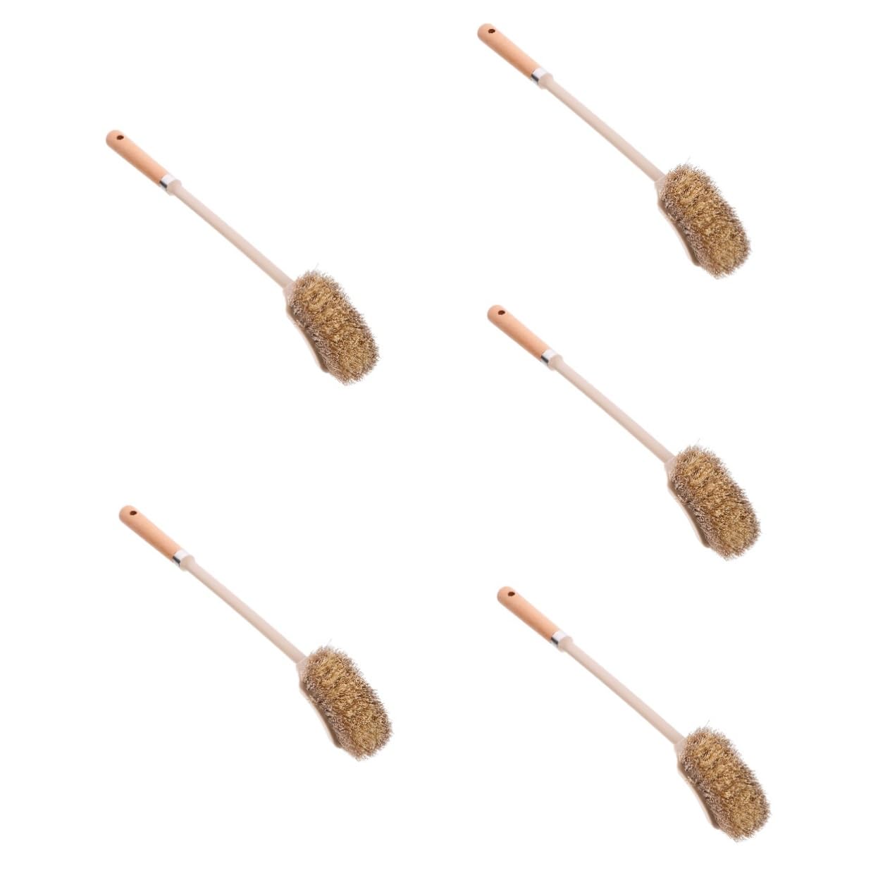 Brosse de toilette longue PRETYZOOM en PP lot de 5 pour salle de bain