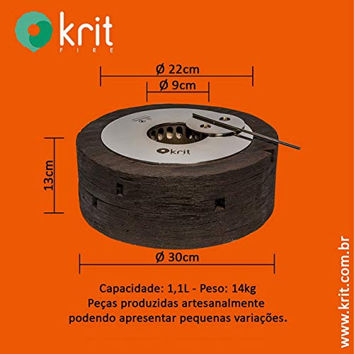 Lareira Ecológica Portátil e Aromatizadora