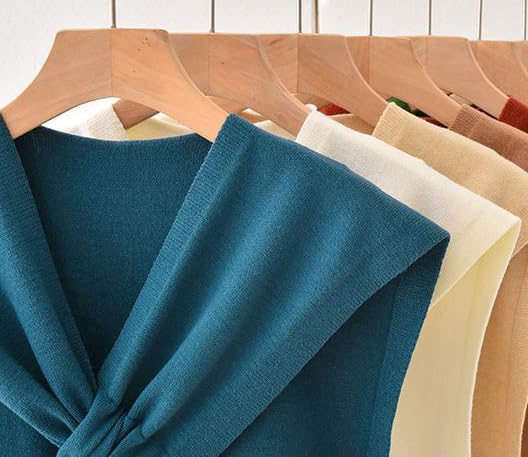 Womens Knitted Shawl Tie Up Knotted Scarf Tops Pashmina Shawls Shoulder Cape Chic Wraps Cape for Vacation Office3