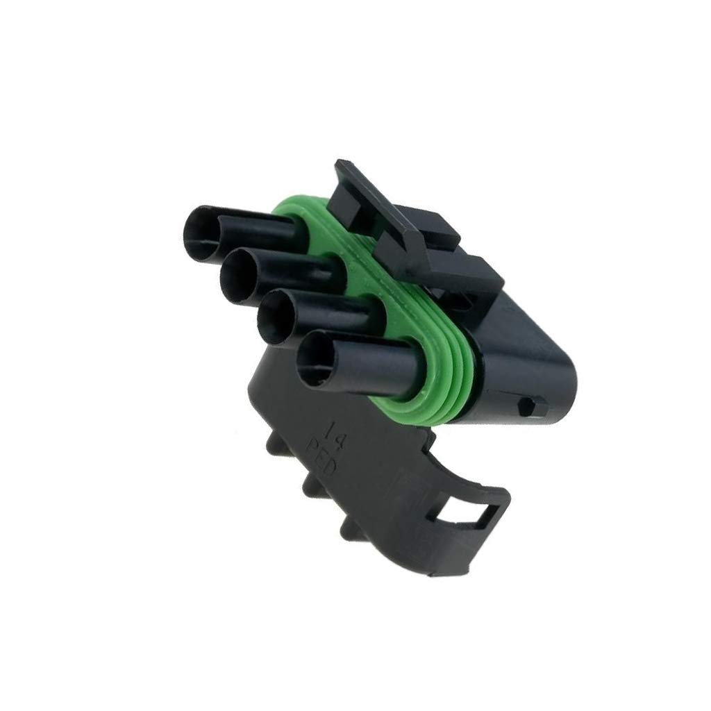 Connecteur Étanche (Weather Pack) 2 Broches APTIV 12015792 - Prise Mâle/Femelle Fil à Fil