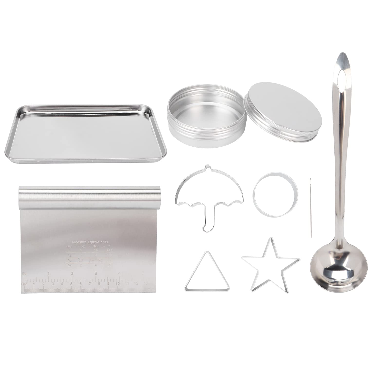 Kit de moldes para galletas DIY, herramienta para hacer dulces de azúcar de acero inoxidable, juguete de decoración para fiestas de Halloween para juegos y manualidades, 4 formas