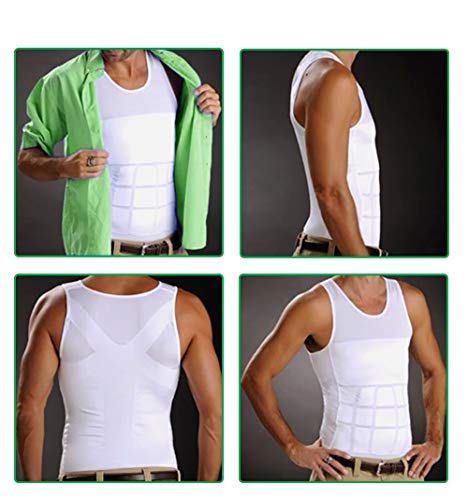 MCNICK & COMPANY Compression Shirts for Men, Shapewear Slimming Body Shaper, Waist Trainer Vest, Workout Tank Tops2