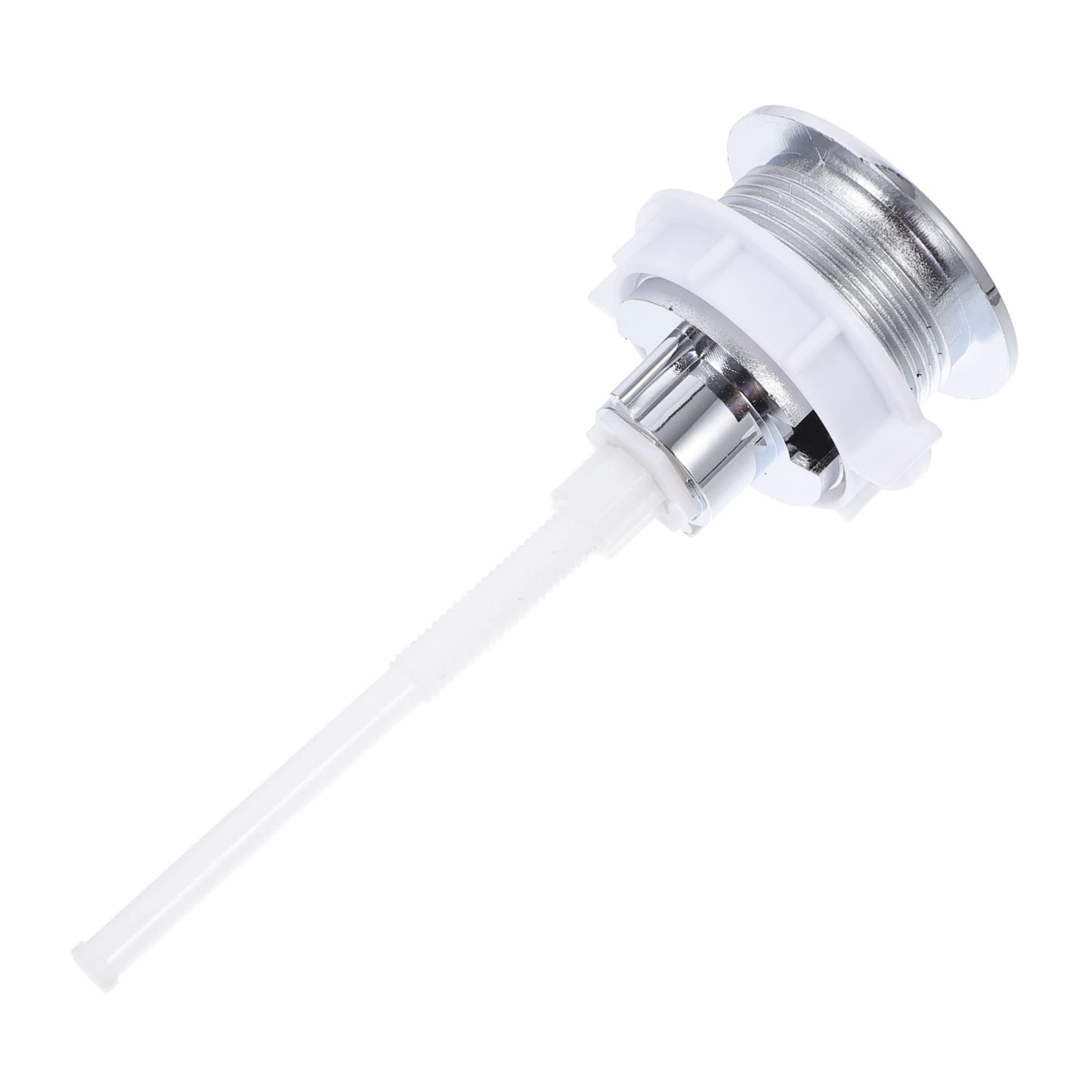 UKCOCO 1pc Toilet Button Toilet Tank lid Replacement Toilet Flush Toilet Water Saver Toilet Push Automatic Toilet Replacement Accessory for Toilet Tank Side Button abs Old Fashioned