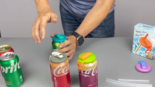 Lot De 6 Couvercles Pour Canettes De Soda - Ouverture Facile Et Manuel - Pour Ouvrir Les Canettes De Soda - Couvercle Anti-fuite Pour Canettes De Soda