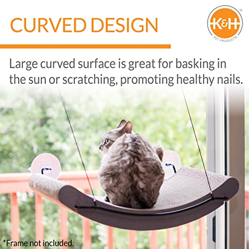 K&H Pet Products Ez Mount Cat Scratcher Kitty Sill Cradle Window Sill Cat Bed Refill Only, Cat Window Bed Cat Furniture Cat Window Hammock, Sturdy Cat Window Perch For Large Cats (Refill Only) #TOP2