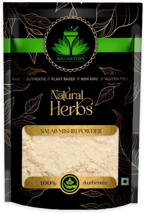 Salab Mishri Pure Ayurvedic Churan - Salap Mishri Ayurvedic Churan - Salam Mishri Ayurvedic Churan - Orchid Latifolia Ayurvedic Churan - Pure & Natural (1 KG)