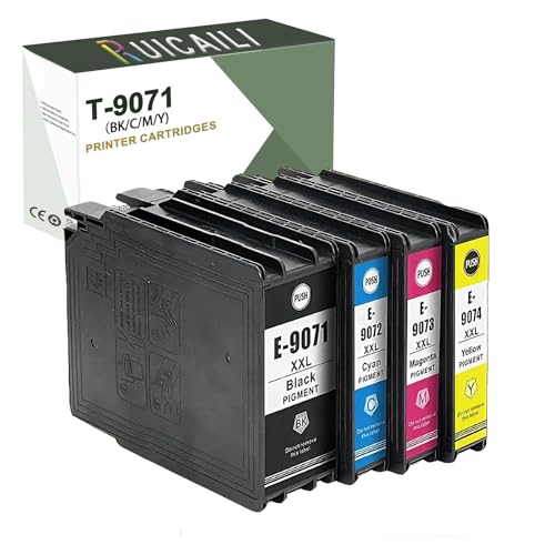 Cartouche d'encre T9071 à T9074 pour imprimante Workforce WF-6090