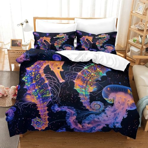 Parure de lit océan en microfibre pour créer une ambiance marine dans la chambre